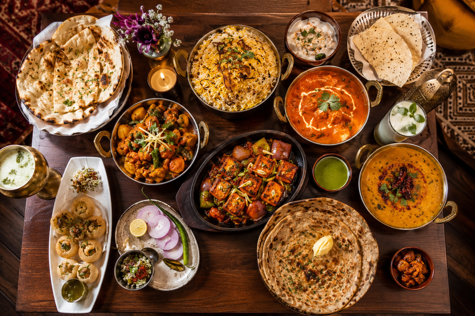 Fresh Indian takeaway dishes